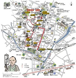 渡辺崋山史跡めぐりMAP